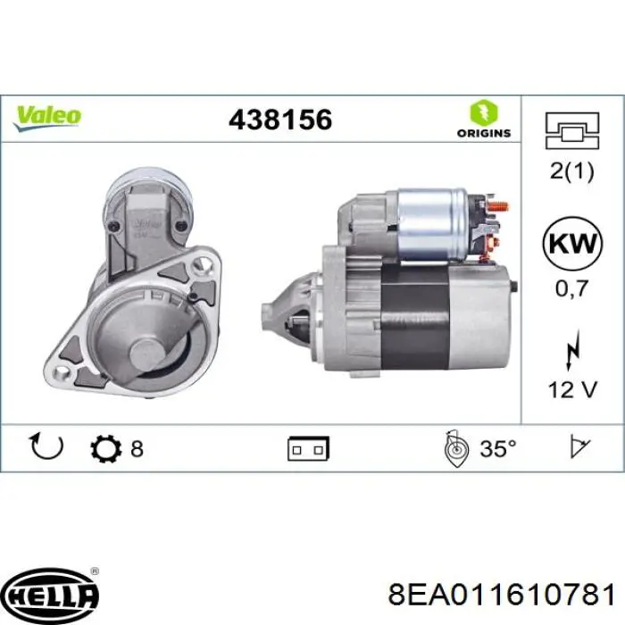 Стартер Nissan/Infiniti 2300AX010 цена, от 79.13 USD