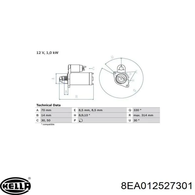Купить CST15204AS Casco Стартер