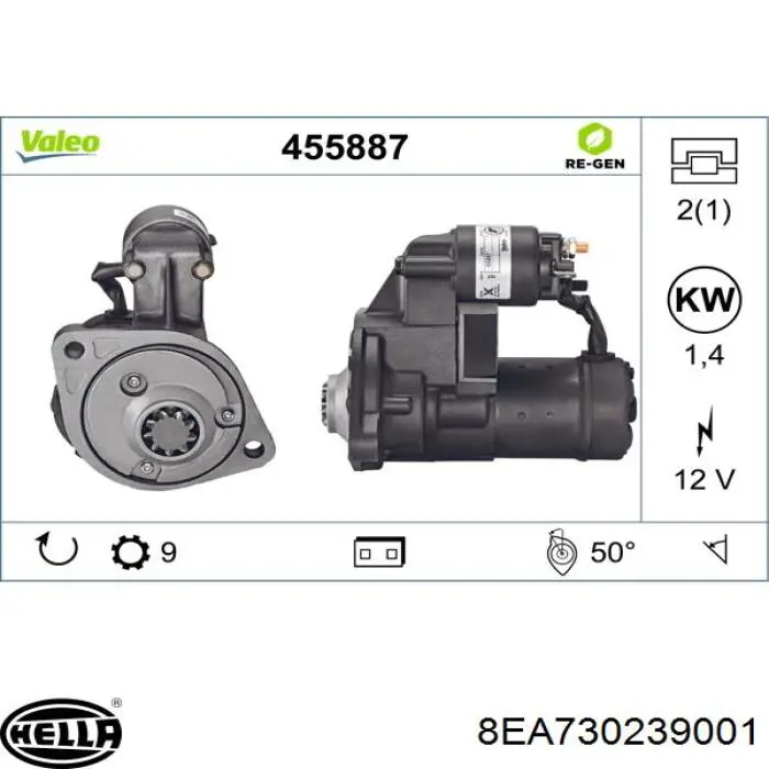 Стартер Opel 8943863280 цена, от 96.81 USD