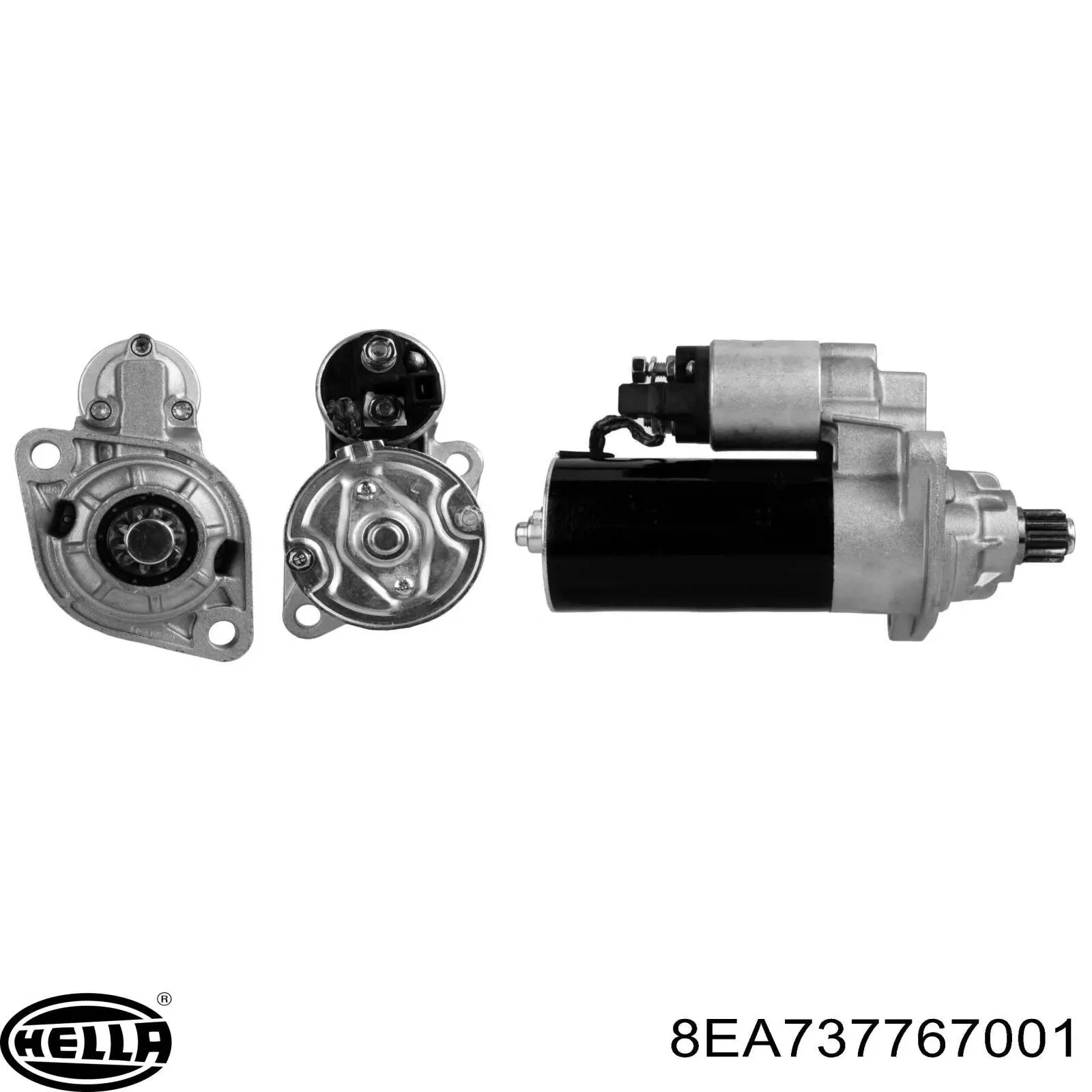Стартер 8EA737767001 HELLA