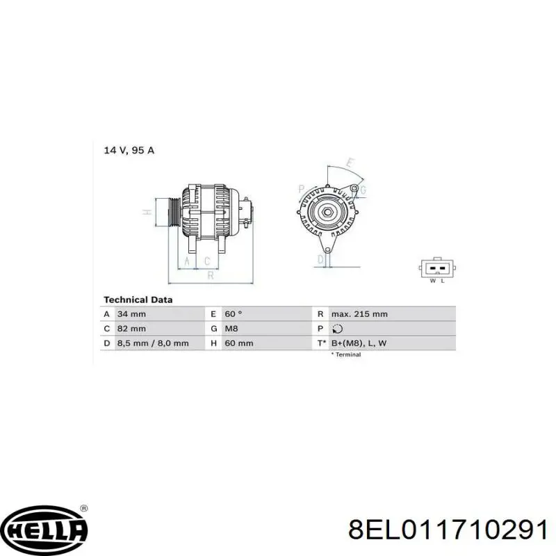 1450953 Ford Генератор автомобильный