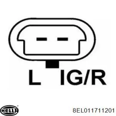 Генератор P96567255 General Motors