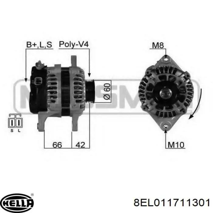 Генератор автомобиля Hyundai/Kia OK30C18300