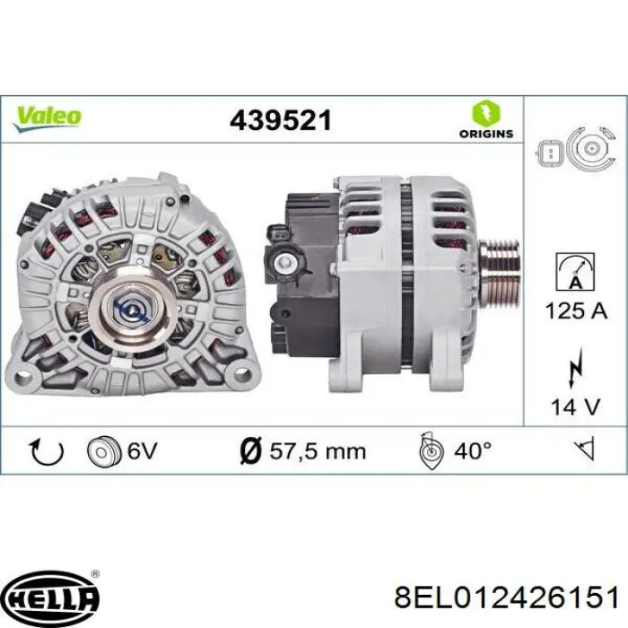 Генератор A003TB2691 MSG Rebuilding