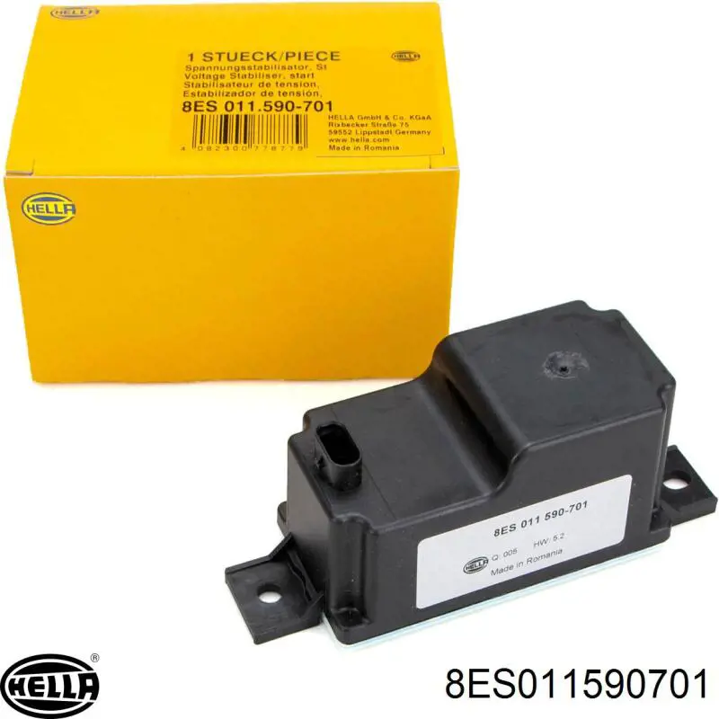 Купить 8ES011590701 HELLA Преобразователь напряжения, универсальный