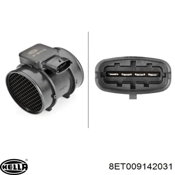 Датчик массового расхода воздуха HELLA 8ET009142031 цена, от 72.65 USD