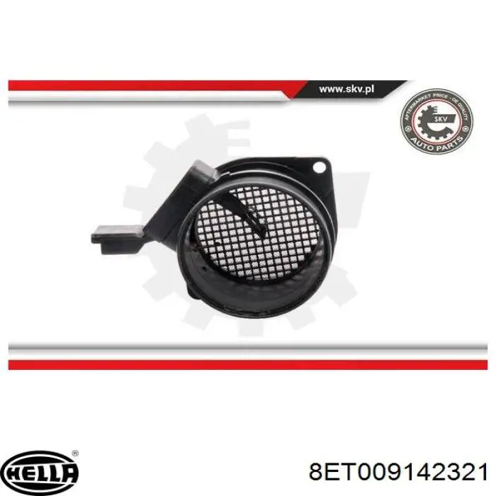 Датчик массового расхода воздуха HELLA 8ET009142321 цена, от 4015.01 UAH