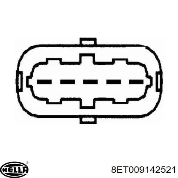 Датчик массового расхода воздуха HELLA 8ET009142521 цена, от 22.82 USD