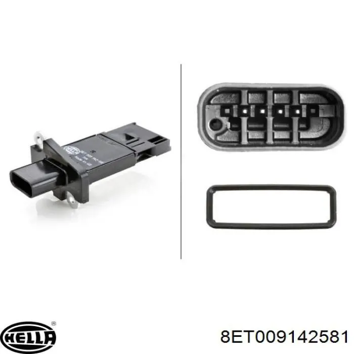 Купить 8ET009142581 HELLA Воздухомер