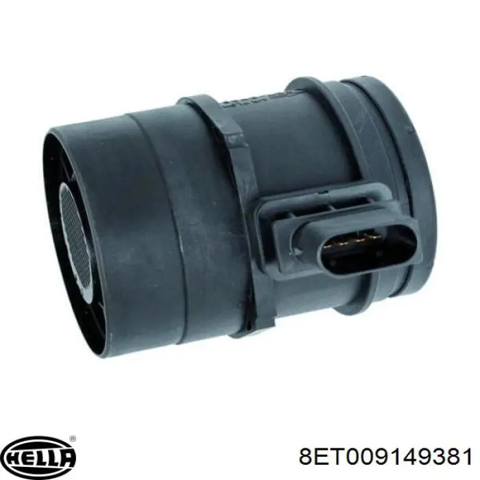 8ET 009 149-381 HELLA sensor de fluxo (consumo de ar, medidor de consumo M.A.F. - (Mass Airflow))