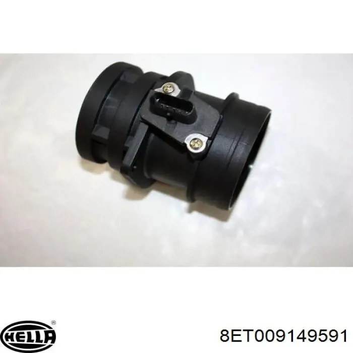 8ET009149591 HELLA sensor de fluxo (consumo de ar, medidor de consumo M.A.F. - (Mass Airflow))