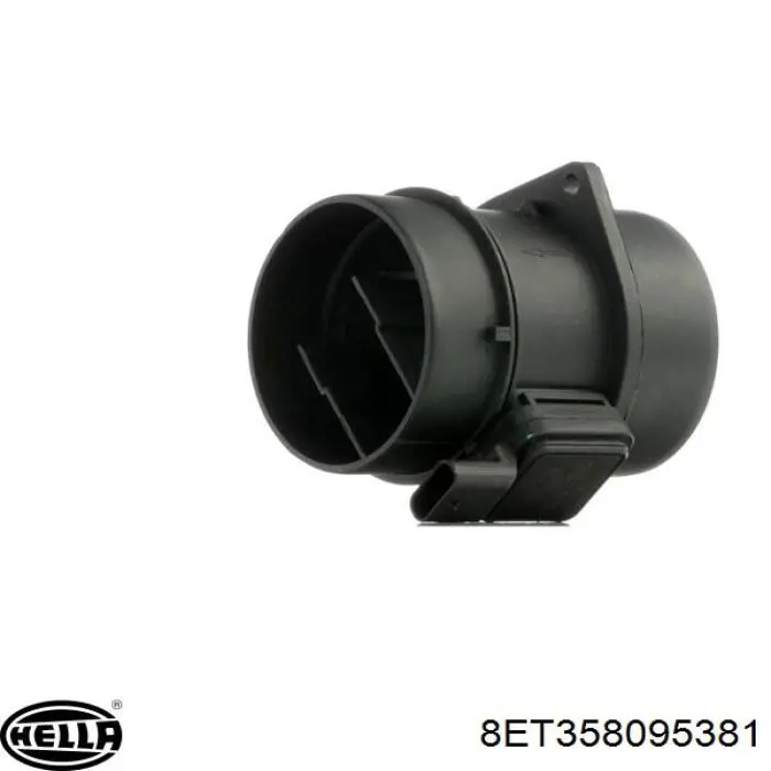 8ET 358 095-381 HELLA sensor de fluxo (consumo de ar, medidor de consumo M.A.F. - (Mass Airflow))