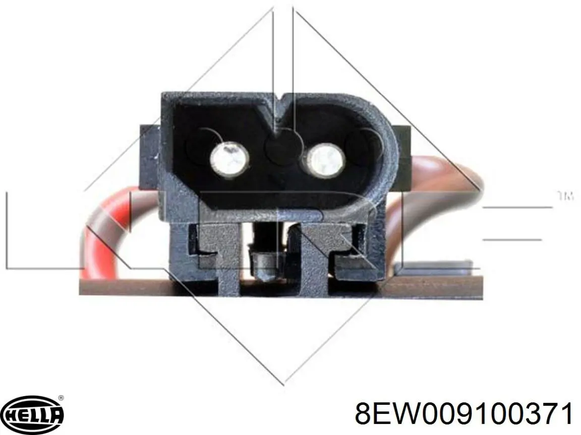 Вентилятор печки 35820017 AND