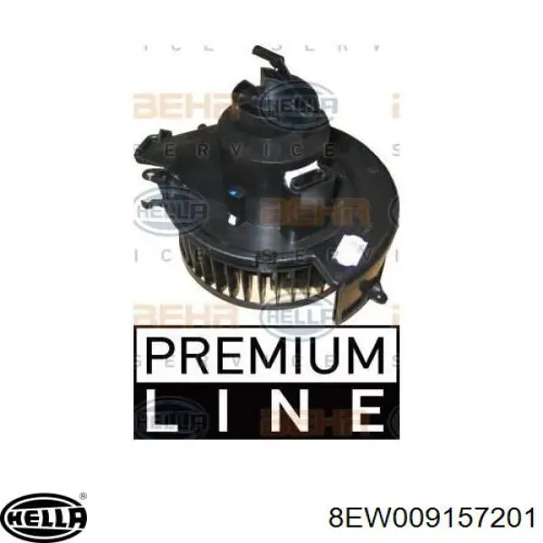Вентилятор печки 09117658 Opel