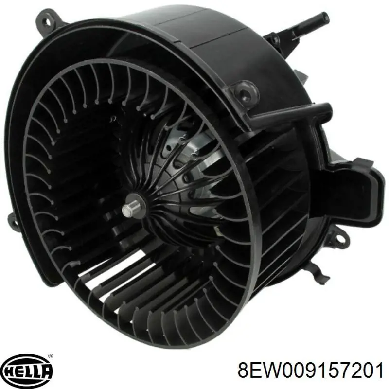 Motor eléctrico, ventilador habitáculo 8EW009157201 HELLA