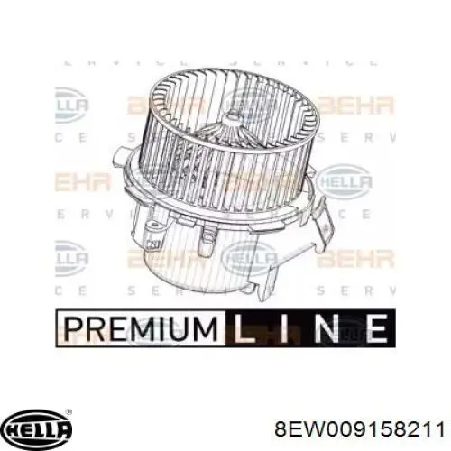 Мотор вентилятора печки (отопителя салона) на Opel Movano U9, E9