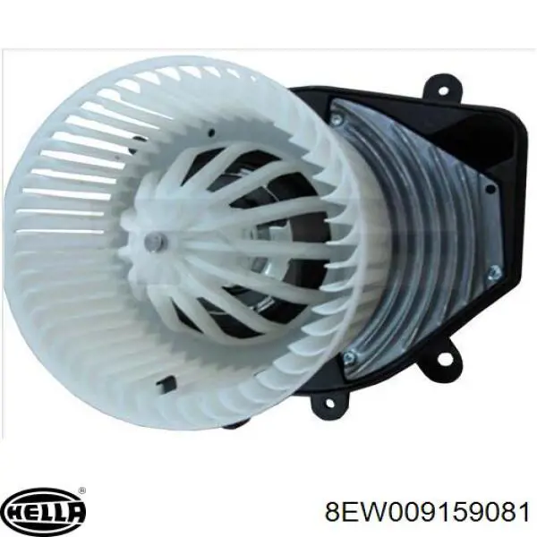 Motor eléctrico, ventilador habitáculo 8EW009159081 HELLA
