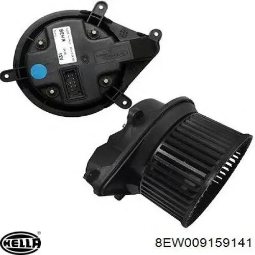 Мотор вентилятора печки (отопителя салона) HELLA 8EW009159141 цена, от 146.31 USD