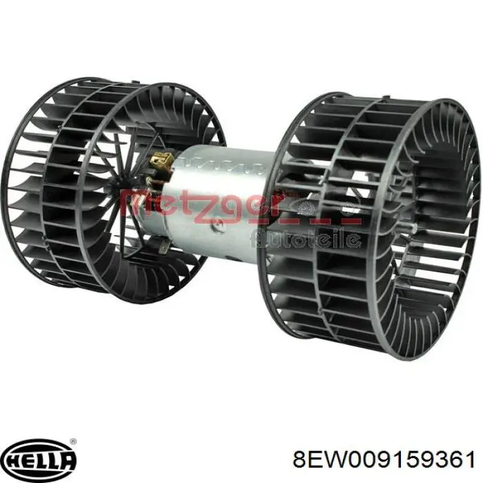 Motor eléctrico, ventilador habitáculo 8EW009159361 HELLA