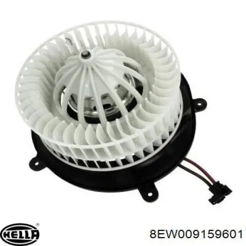 Motor eléctrico, ventilador habitáculo 8EW009159601 HELLA