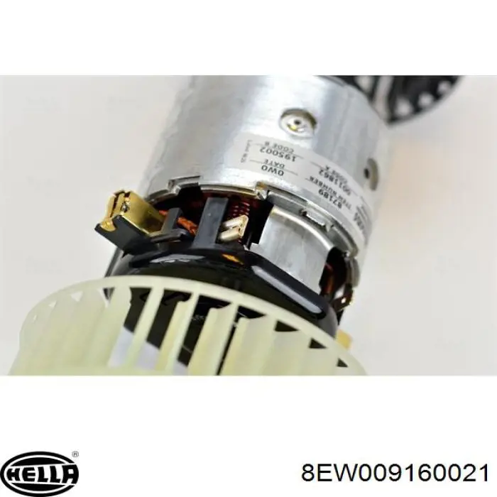Motor eléctrico, ventilador habitáculo 8EW009160021 HELLA