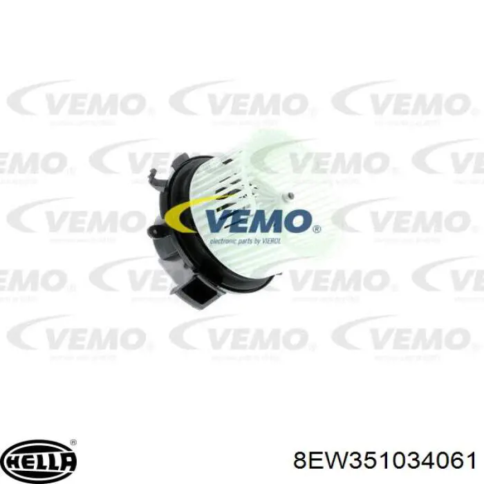 Вентилятор печки 2E0819987 VAG