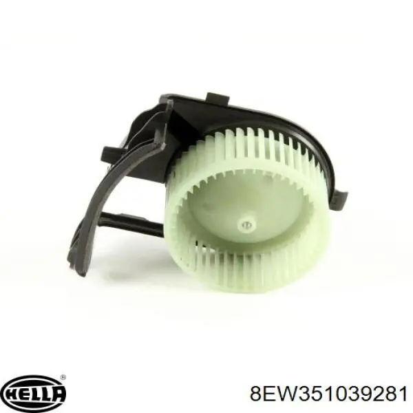 Motor eléctrico, ventilador habitáculo 8EW351039281 HELLA