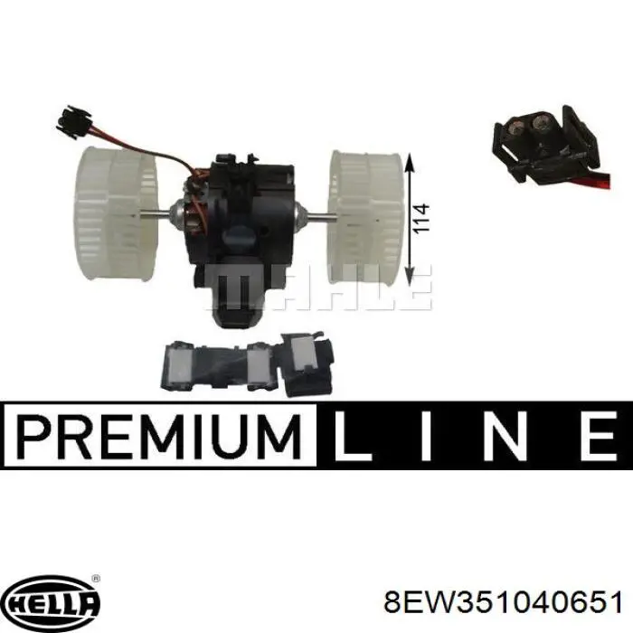 Мотор вентилятора печки (отопителя салона) Autotechteile 7006402 цена, от 63.95 USD