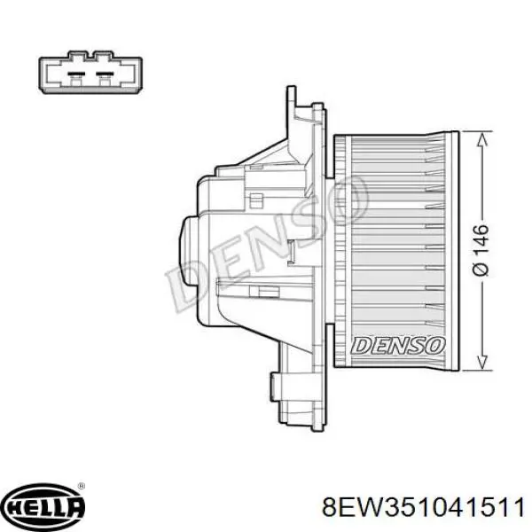 Корпус вентилятора печки 8794089141 Toyota