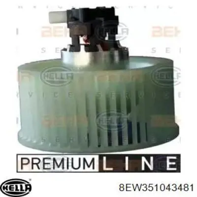 Вентилятор печки AB162000P Mahle Original