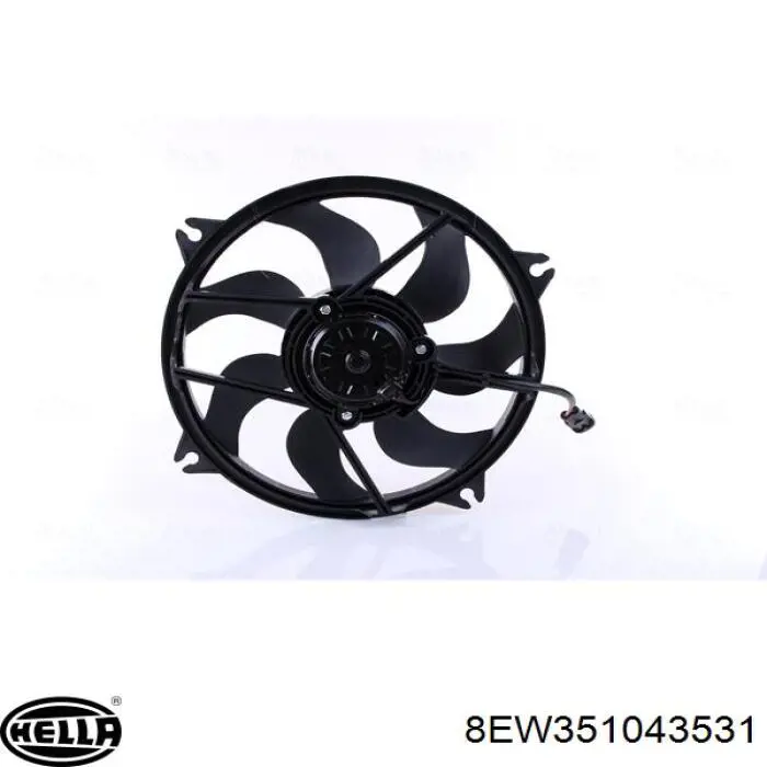 DER07012 Denso Вентилятор радиатора