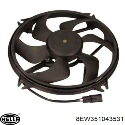 Электровентилятор охлаждения в сборе Denso DER07012 цена, от 81.32 USD