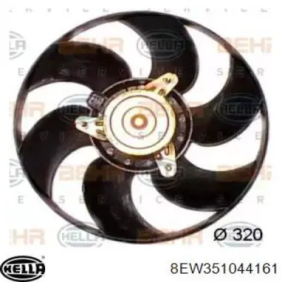 8EW351044161 HELLA электровентилятор охлаждения в сборе (мотор+крыльчатка)