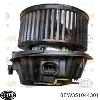 Motor eléctrico, ventilador habitáculo 8EW351044301 HELLA