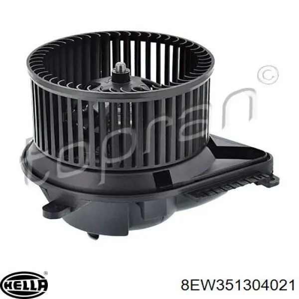Мотор вентилятора печки (отопителя салона) HELLA 8EW351304021