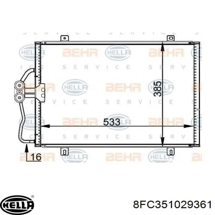 Купить 5010514383 Renault (RVI) Радиатор системы охлаждения кондиционера