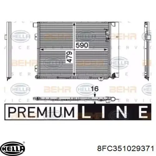 Конденсатор кондиционера VALEO 815060 цена, от 114.86 USD