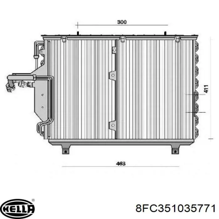 Конденсатор кондиционера FPS FP46K401 цена, от 122.37 USD