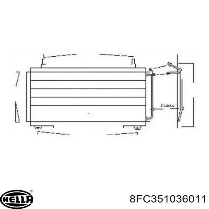Радиатор охлаждения кондиционера Polcar 5002K8C1