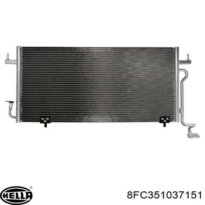 8FC351037151 HELLA радиатор кондиционера