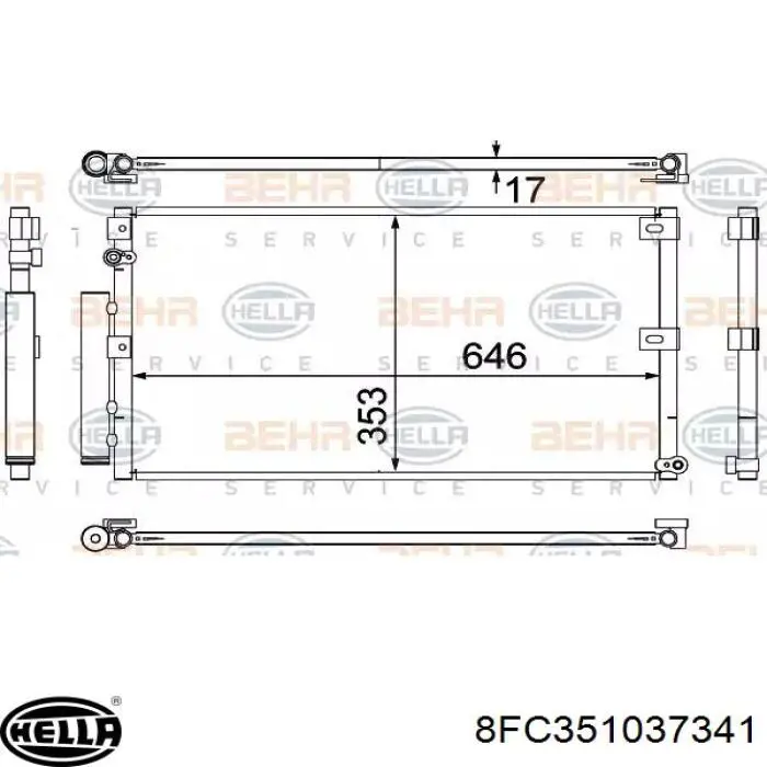 Конденсатор кондиционера Maxgear AC858157 цена, от 74.75 USD