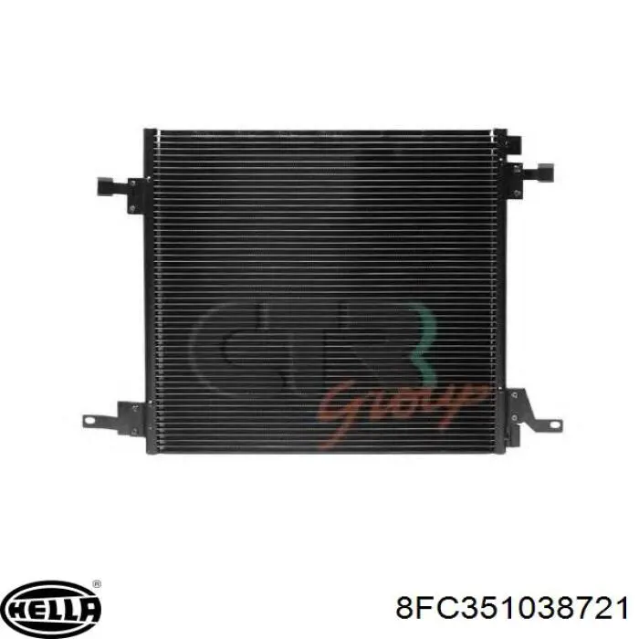 Радиатор охлаждения кондиционера Polcar 5044K8C2