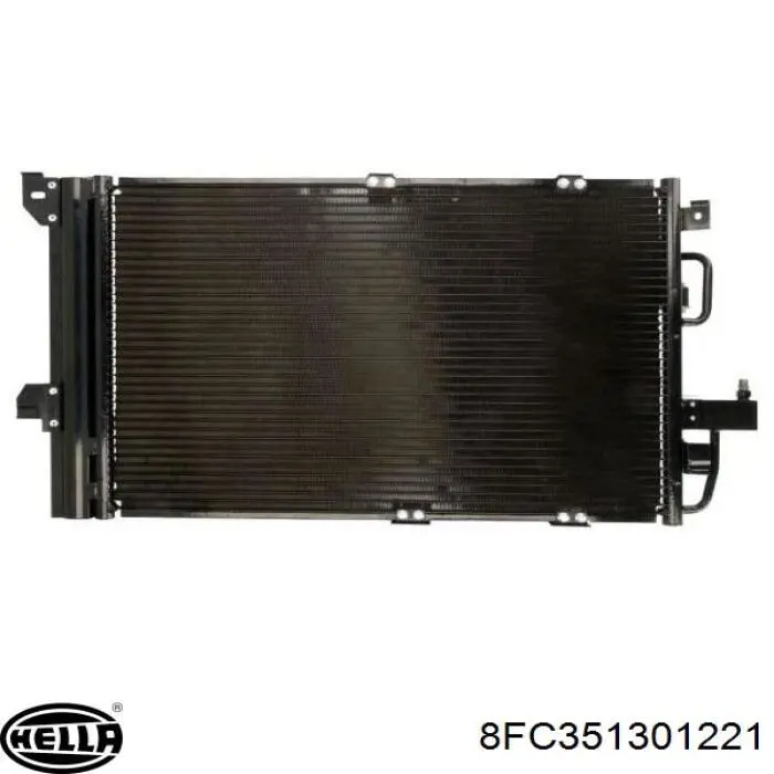 Радиатор кондиционера 8FC351301221 HELLA