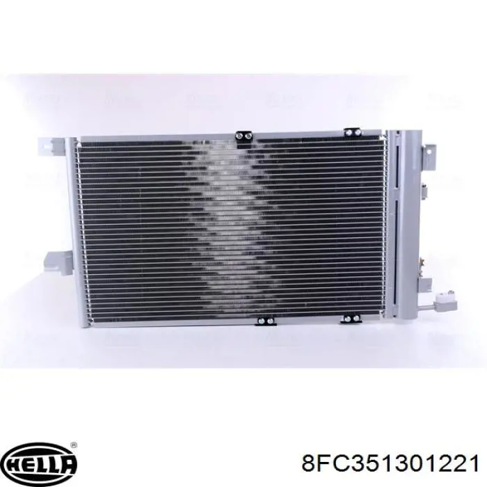 Радиатор охлаждения кондиционера Delphi CF20552