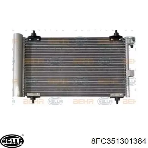 8FC351301384 HELLA радиатор кондиционера