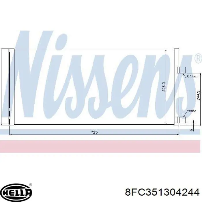 AC889651 Maxgear Конденсатор