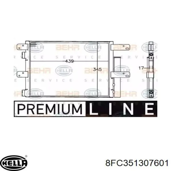 Конденсатор кондиционера NRF 35896 цена, от 122.82 USD