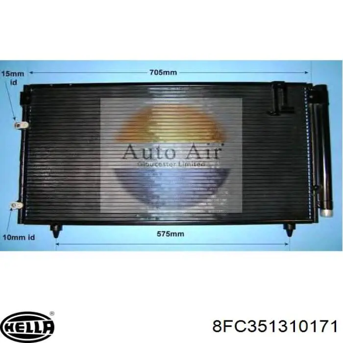 Купить AC606000S Mahle Original Радиатор системы охлаждения кондиционера