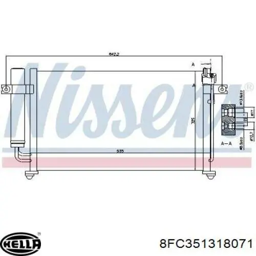 AC679000S Mahle Original Конденсатор