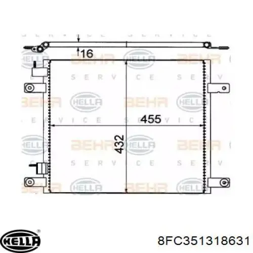 Конденсатор кондиционера AVA DF5042 цена, от 115.87 USD